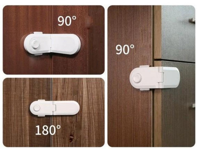 Çok Amaçlı Açılı Dolap Çekmece Kilidi